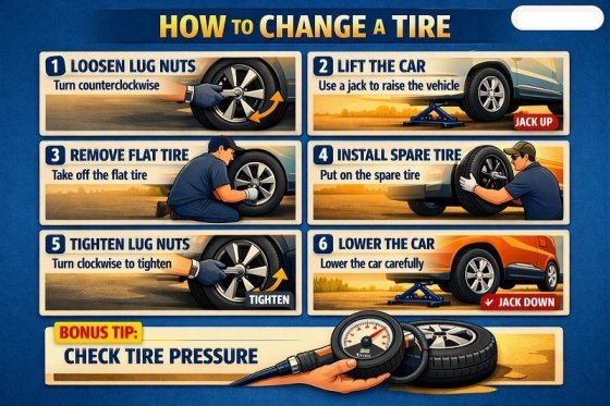 How to Change a Tire: A Step-by-Step Guide for Every Driver