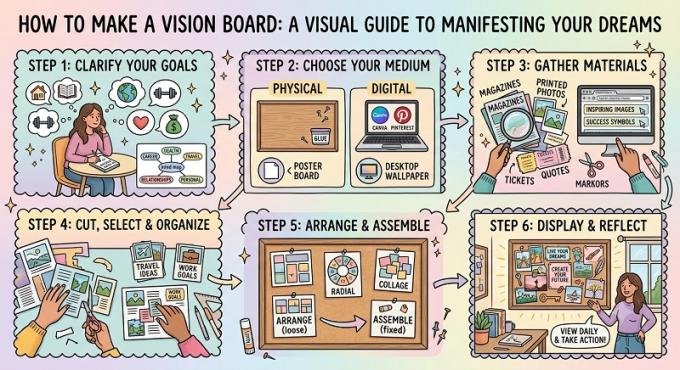 How to Make a Vision Board: A Step-by-Step Guide for 2026