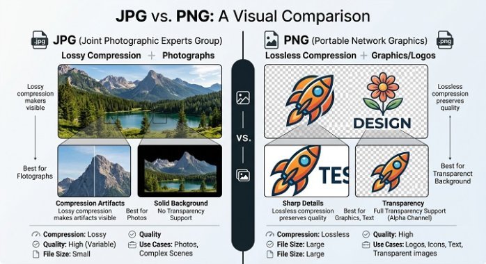 What is a JPG vs PNG and Which Should You Use?