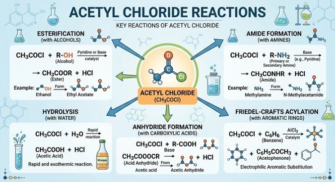 Which of the following reactions produces acetyl chloride? A Complete Exam Guide