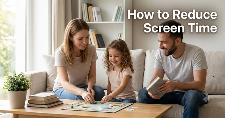 How to reduce screen time