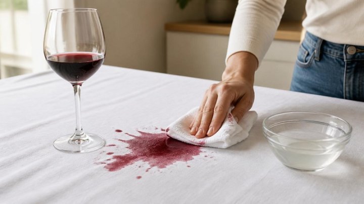 how to remove wine stains